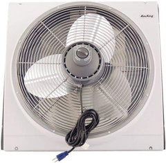 Air King - 20" Blade, 3,560 Max CFM, Window Fan - 1.8/3.2 Amps, 110 Volts, 3 Speed - Exact Industrial Supply