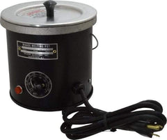 WAAGE - 1 Qt, 3-1/2" Deep, 150 to 450°F, Dip Coat Pot - 5" ID, 115 Volts, 600 Watts - Exact Industrial Supply