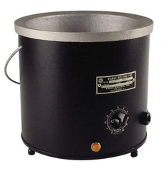 WAAGE - 1 Gal, 5-1/2" Deep, 150 to 450°F, Dip Coat Pot - 8" ID, 230 Volts, 1000 Watts - Exact Industrial Supply