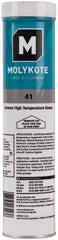 Dow Corning - 14.1 oz Cartridge Lithium High Temperature Grease - Black, High Temperature, 550°F Max Temp, NLGIG 2, - Exact Industrial Supply