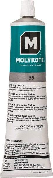 Dow Corning - 5.3 oz Tube Silicone General Purpose Grease - White, 347°F Max Temp, NLGIG 2, - Exact Industrial Supply