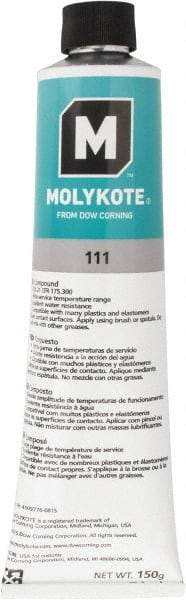 Dow Corning - 5.3 oz Tube Silicone/Moly Lubricant - White/Light Gray, -40°F to 392°F, Food Grade - Exact Industrial Supply