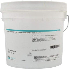 Dow Corning - 8 Lb Can Silicone/Moly Lubricant - White/Light Gray, -40°F to 392°F, Food Grade - Exact Industrial Supply