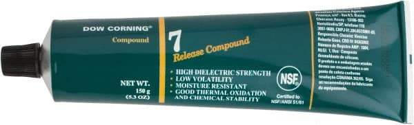 Dow Corning - 5.3 Ounce Tube, White, General Purpose Mold Release - Food Grade, Silicone Composition - Exact Industrial Supply