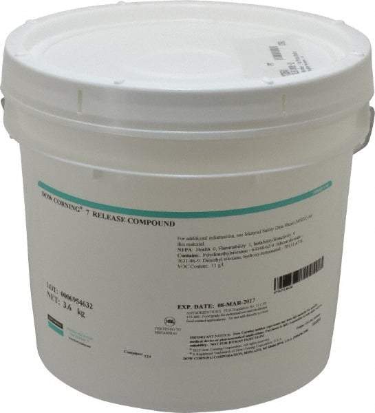 Dow Corning - 8 Lb. Can, White, General Purpose Mold Release - Food Grade, Silicone Composition - Exact Industrial Supply