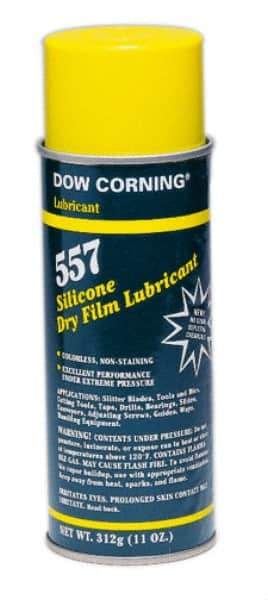 Dow Corning - 16 oz Aerosol Dry Film Moly/Silicone Lubricant - Clear, -40°F to 110°F - Exact Industrial Supply