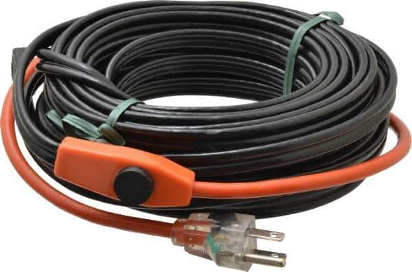 EasyHeat - 40' Long, Preassembled, Fixed Length, Fixed Wattage, Protection Heat Cable - 120 Input Volts, 280 Watts - Exact Industrial Supply