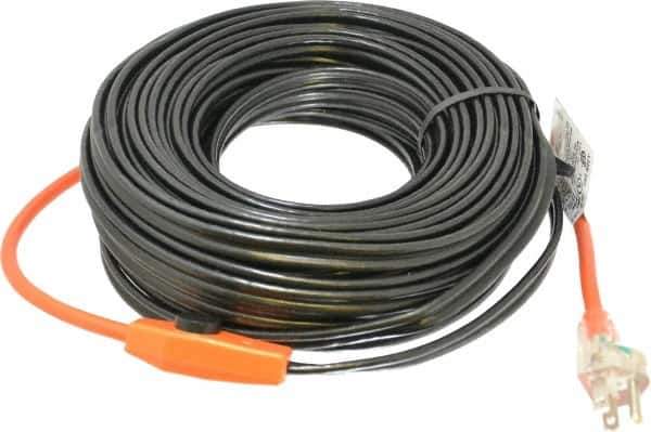 EasyHeat - 80' Long, Preassembled, Fixed Length, Fixed Wattage, Protection Heat Cable - 120 Input Volts, 560 Watts - Exact Industrial Supply