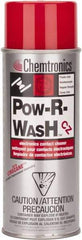 Chemtronics - 12 Ounce Aerosol Contact Cleaner - 31 kV Dielectric Strength, Nonflammable, Plastic Safe - Exact Industrial Supply