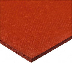 Value Collection - 5/8" Thick x 5/8" Wide x 36" Long, Adhesive Backed, Silicone Foam Rubber Strip - Stock Length, 100 psi Tensile Strength, -100 to 500°F, Red - Exact Industrial Supply