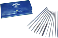 Escapement File, 12-pc SET, Cut 2 - Exact Industrial Supply