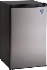 Avanti - Refrigerators Capacity: 4.4 Cu Ft Color: Stainless Steel/Black - Exact Industrial Supply