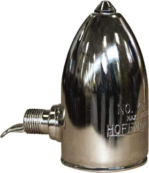 Hoffman Speciality - 1/8" Pipe, 10 psi WOG Rating, Male NPT End Connections, Float Vent Radiator Valve - 10 psi Steam Pressure Rating, Brass - Exact Industrial Supply