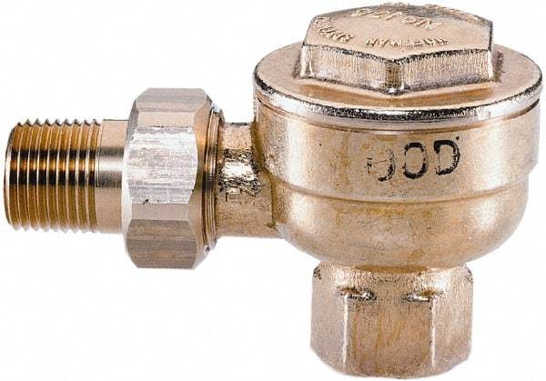 Hoffman Speciality - 2 Port, 1/2" Pipe, Stainless Steel Thermostatic Steam Trap - 25 Max psi - Exact Industrial Supply
