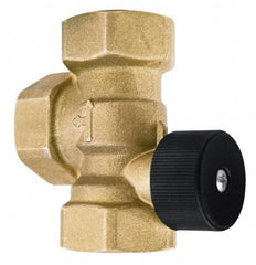 Bell & Gossett - 1" Pipe, Brass Manually Operated Plumbing Valve - Buna Seal, FNPT - Exact Industrial Supply