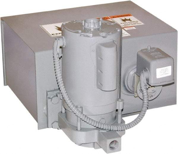 Hoffman Speciality - 9 Gallon Tank Capacity, 115 / 230 Volt, Simplex Condensate Pump, Condensate System - 12 GPM, 720 GPM at 1 Ft. of Head, 3/4 NPT Outlet Size - Exact Industrial Supply