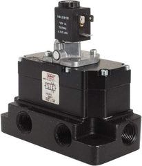ARO/Ingersoll-Rand - Pilot-Operated Solenoid Valves Valve Type: 4-Way Poppet Actuator Type: Solenoid - Exact Industrial Supply