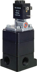 ARO/Ingersoll-Rand - Pilot-Operated Solenoid Valves Valve Type: 3-Way Poppet Actuator Type: Solenoid - Exact Industrial Supply