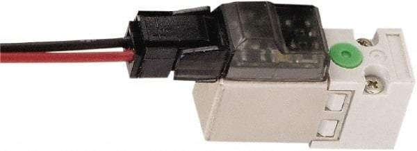 ARO/Ingersoll-Rand - Solenoid Actuator, Spring Return, 2 Position, Body Ported Solenoid Air Valve - 110 VAC Input, 0.01 CV, 3 Way, 100 psi, 122° Max Temp, 44° Min Temp - Exact Industrial Supply