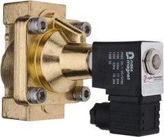 PRO-SOURCE - 1", 2/2 Way Steam Series Stacking Solenoid Valve - 110 VAC, 12 CV Rate, 4.98" High x 3.94" Long - Exact Industrial Supply