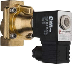 PRO-SOURCE - 1/2", 2/2 Way Steam Series Stacking Solenoid Valve - 24 VDC, 4.5 CV Rate, 4.19" High x 2.76" Long - Exact Industrial Supply