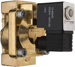 PRO-SOURCE - 1", 2/2 Way Stacking Solenoid Valve - 24 VDC, 12 CV Rate, 4.98" High x 3.78" Long - Exact Industrial Supply