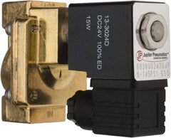 PRO-SOURCE - 3/8", 2/2 Way Stacking Solenoid Valve - 24 VDC, 4.5 CV Rate, 4.19" High x 2.83" Long - Exact Industrial Supply