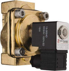 PRO-SOURCE - 1", 2/2 Way Stacking Solenoid Valve - 24 VDC, 11.92 CV Rate, 4.74" High x 3.78" Long - Exact Industrial Supply