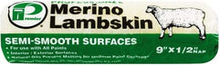 Premier Paint Roller - 1/2" Nap, 9" Wide Paint Roller Cover - Semi-Rough Texture, Lambskin - Exact Industrial Supply