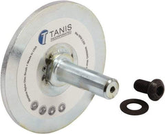 Tanis - 1/4" Arbor Hole to 3/4" Shank Diam Drive Arbor - For 6" Tanis Disc Brushes, Flow Through Spindle - Exact Industrial Supply