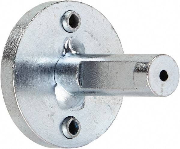 Tanis - 1/2" Arbor Hole to 1/2" Shank Diam Drive Arbor - For 3" Tanis Disc Brushes, Flow Through Spindle - Exact Industrial Supply