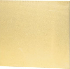 Alinabal - 2 Ft. Long x 8 Inch Wide x 0.016 Inch Thick, Shim Sheet Stock - Laminated Brass, 0.003 Inch Lamination Thickness - Exact Industrial Supply