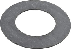 Made in USA - 1-1/2" Pipe, 1-29/32" ID x 3-3/8" OD Flange Gasket - Graphite, Silver Gray, 1/16" Thick - Exact Industrial Supply