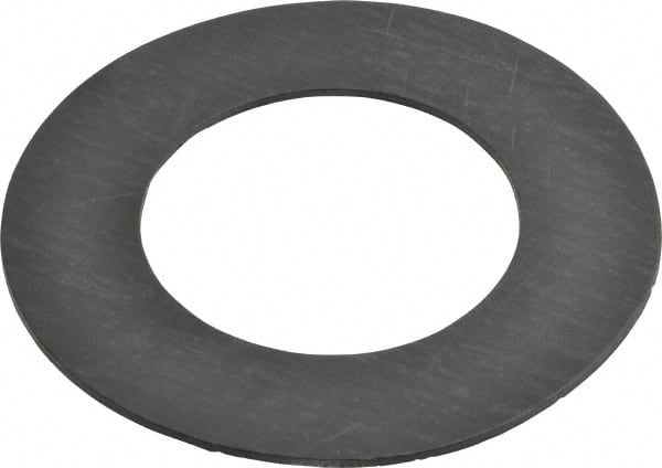 Made in USA - 2" Pipe, 2-3/8" ID x 4-1/8" OD Flange Gasket - Exact Industrial Supply