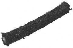 Made in USA - 1/4" x 12.8' Spool Length, Wire-Inserted Carbon Fiber Compression Packing - Exact Industrial Supply