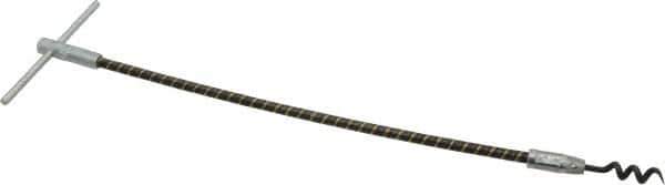 Made in USA - 15" OAL Flexible Shaft - 1/4" Cork Diam, 1/4" Shaft Diam, For 7/16 to 1/2" Packing Size - Exact Industrial Supply