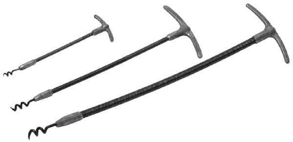 Made in USA - 22" OAL Flexible Shaft - 3/8" Cork Diam, 3/8" Shaft Diam, For 7/16 to 1/2" Packing Size - Exact Industrial Supply