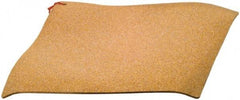 Made in USA - 36" Long x 36" Wide x 1/4" Thick, Composition Cork Sheet Gasketing - Tan - Exact Industrial Supply