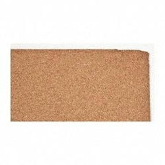 Made in USA - 36" Long x 36" Wide x 3/8" Thick, Composition Cork Sheet Gasketing - Tan - Exact Industrial Supply