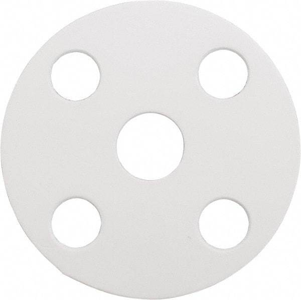 Made in USA - 1/2" Pipe, Flange Gasket - Gore-Tex GR, White, 1/16" Thick - Exact Industrial Supply