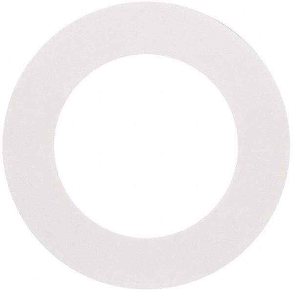 Made in USA - 4" Pipe, Flange Gasket - Gore-Tex GR, White, 1/16" Thick - Exact Industrial Supply