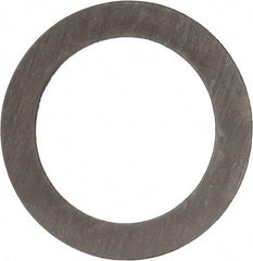 Made in USA - 5" Pipe, 5-9/16" ID x 7-3/4" OD Flange Gasket - Carbon Fiber, Black, 1/16" Thick - Exact Industrial Supply