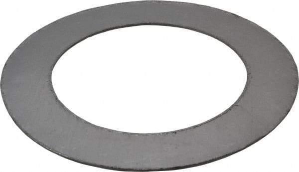 Made in USA - 4" Pipe, 4-1/2" ID x 6-7/8" OD Flange Gasket - Graphite, Dark Gray, 1/16" Thick - Exact Industrial Supply