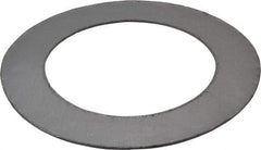 Made in USA - 4" Pipe, 4-1/2" ID x 6-7/8" OD Flange Gasket - Graphite, Dark Gray, 1/16" Thick - Exact Industrial Supply