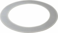Made in USA - 8" Pipe, 8" ID x 11" OD Flange Gasket - PTFE, White, 3/32" Thick - Exact Industrial Supply