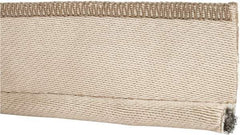 Made in USA - 1/2" Bulb Diam, 2-1/2" Overall Width, Silica Tadpole Gasketing - 25' Long, Tan - Exact Industrial Supply