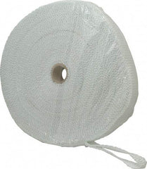 Made in USA - 1/16" Thick x 1" Wide, Fiberglass Gasket Tape - 100' Long, Tan - Exact Industrial Supply
