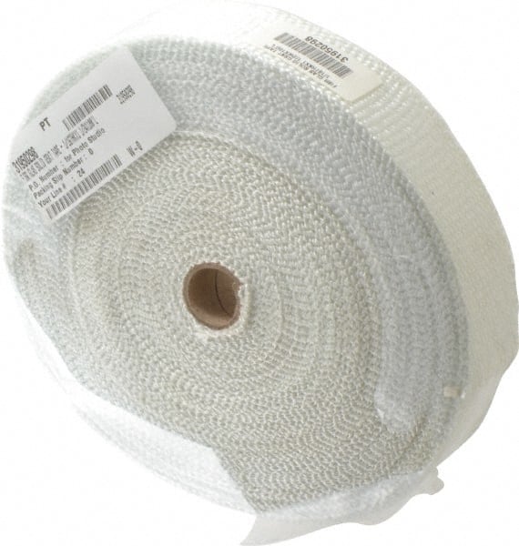 Made in USA - 1/16" Thick x 1-1/2" Wide, Fiberglass Gasket Tape - Exact Industrial Supply