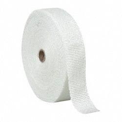 Made in USA - 1/16" Thick x 2" Wide, Fiberglass Gasket Tape - 100' Long, Tan - Exact Industrial Supply