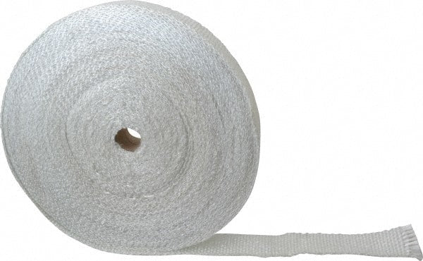 Made in USA - 1/8" Thick x 1-1/2" Wide, Fiberglass Gasket Tape - Exact Industrial Supply